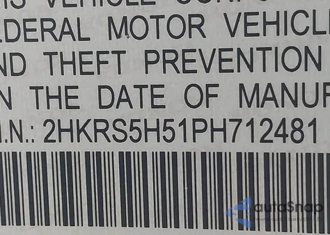 2023 Honda Cr-V Hybrid Sport from USA, damaged, VIN 2HKRS5H51PH712481
